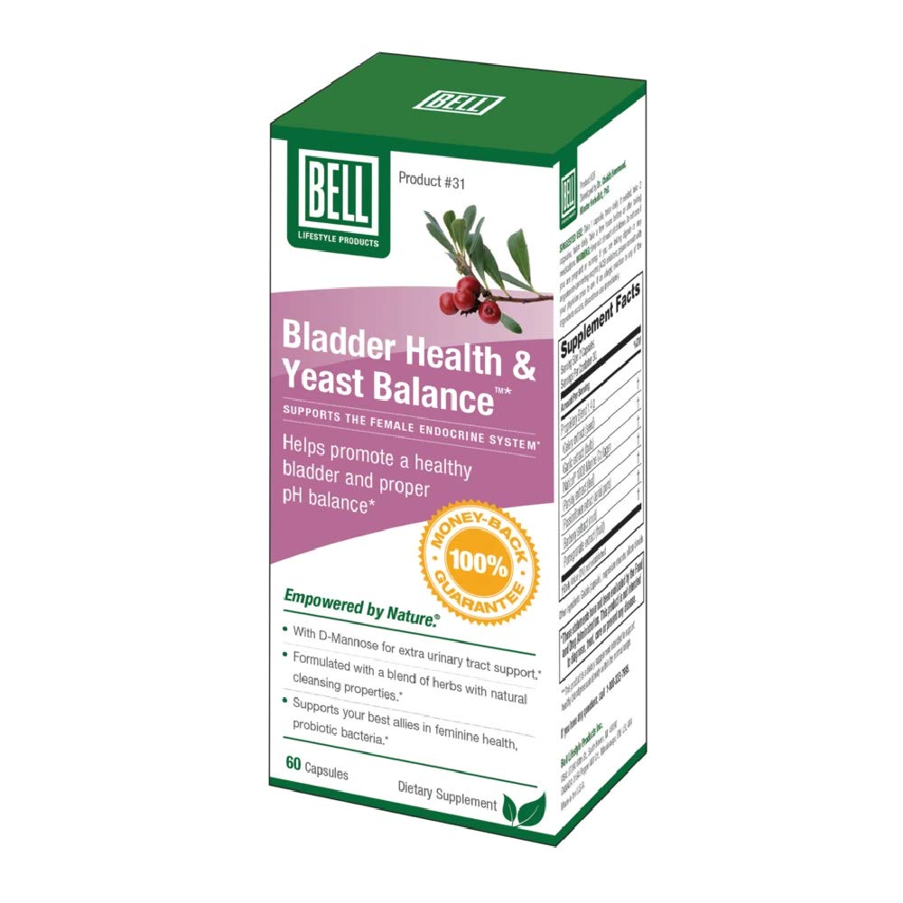 Bell Lifestyle Products Bladder Health & Yeast Balance | 60 Capsules