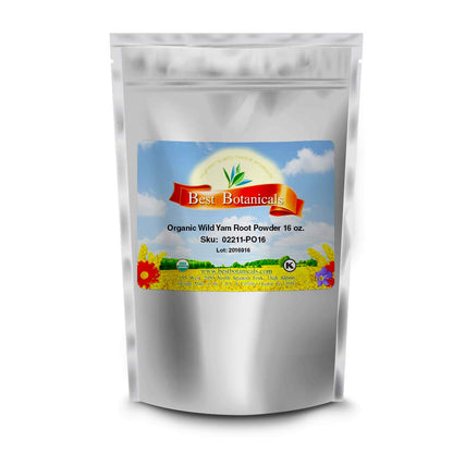 Best Botanicals Wild Yam Root Powder 16 oz. (Organic)