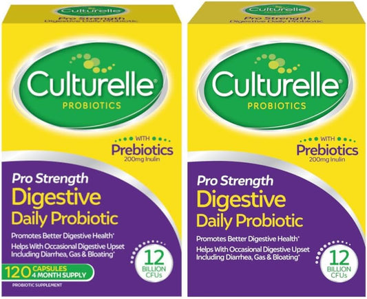 Culturelle Pro Strength Daily Probiotic, Digestive Capsules, Naturally Sourced