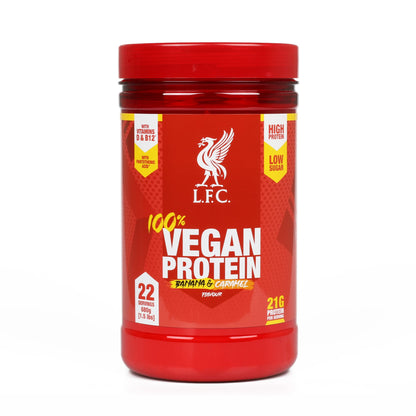 LFC Vegan Protein Powder Banana Caramel Flavour 680g 100% Vegan Protein Powder 21g High Protein,