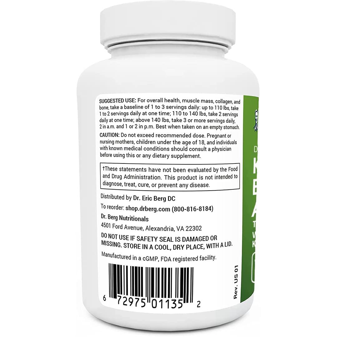 Dr. Berg's Keto Essential Aminos - Contains 8 Essentials Amino Acids -Keto Friendly