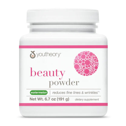 Youtheory Beauty Powder Watermelon Flavor, 21 Servings