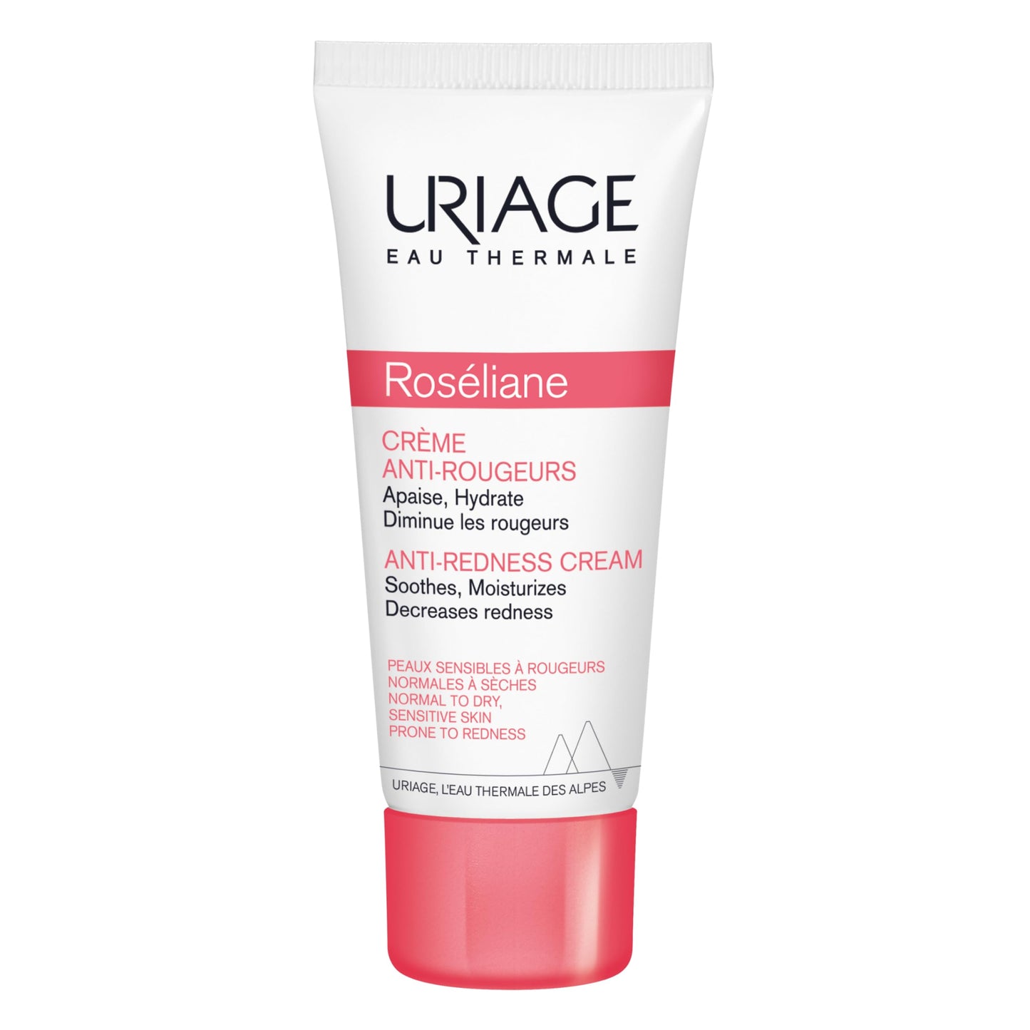 Uriage Roseliane Redness Relief Face Cream 1.35 fl.oz. | Hydrating Moisturizer 