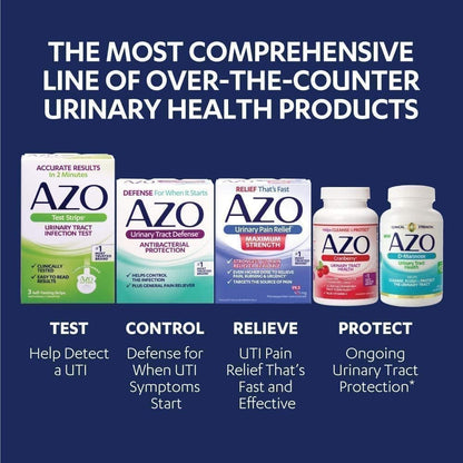 AZO Urinary Pain Relief Maximum Strength (24 Count) Fast Relief of UTI Pain, Burning & Urgency Yeast Plus