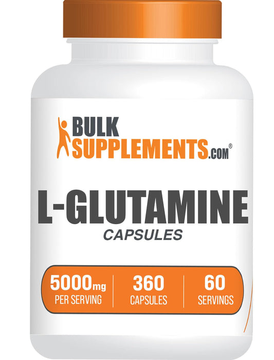 BULKSUPPLEMENTS.COM L-Glutamine Capsules - Glutamine Supplement, L Glutamine