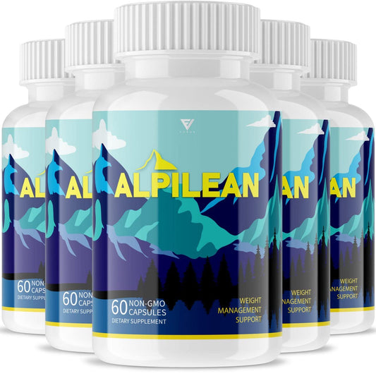 (5 Pack) Alpilean Max Weight Loss Capsules Supplement, Alpilean Ice Hack Support