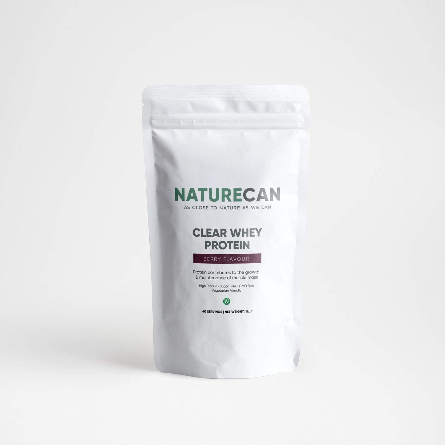 Naturecan Clear Whey Protein – Berry 1kg - 25g Protein Per Serving Success