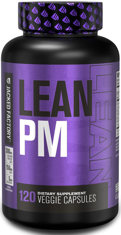 Jacked Factory Lean PM Night Time Body Support and Sleep Aid Supplement - Sleep Sup