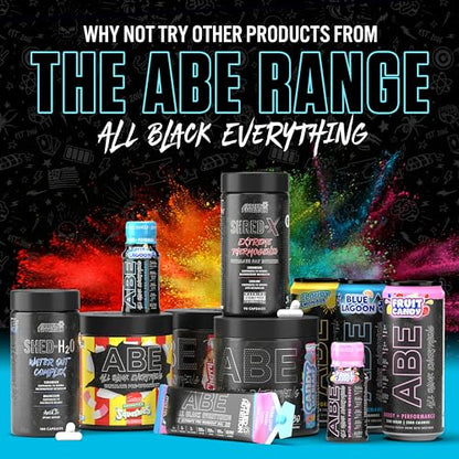 ABE All Black Everything Pre Workout Energy, Increase Physical Performance with Citrulline, Creatine, Beta Alanine, Caffeine Vitamin B Complex (Cherry Cola, 315g)