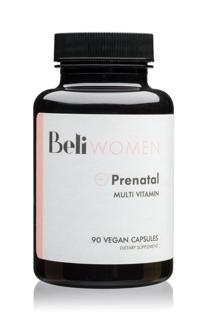 Beli Women Prenatal Multivitamin, for All Stages of Pregnancy, Supports Egg Quality and Fertility