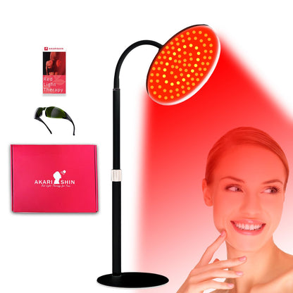 Akarishin Red Light Therapy Lamp - Boost Skin Vitality and Ease Muscle Soreness with Adjustable Stand