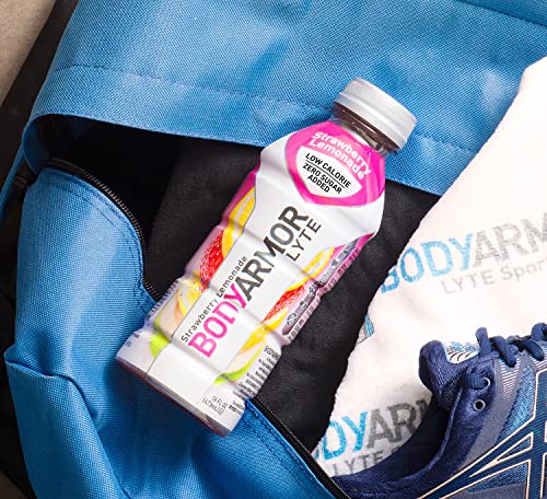 BODYARMOR LYTE Sports Drink Low-Calorie Sports Beverage, Strawberry Lemonade