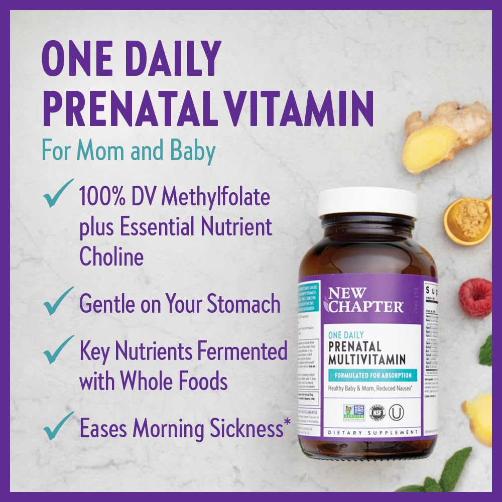 New Chapter Prenatal Vitamins, One Daily Prenatal Multivitamin with Methylfolate