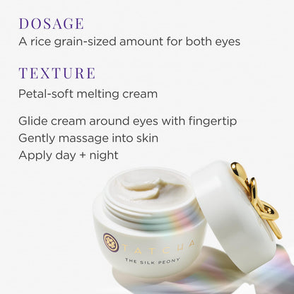 TATCHA The Silk Peony Melting Under Eye Cream | Hydration with Line-Smoothing Eye