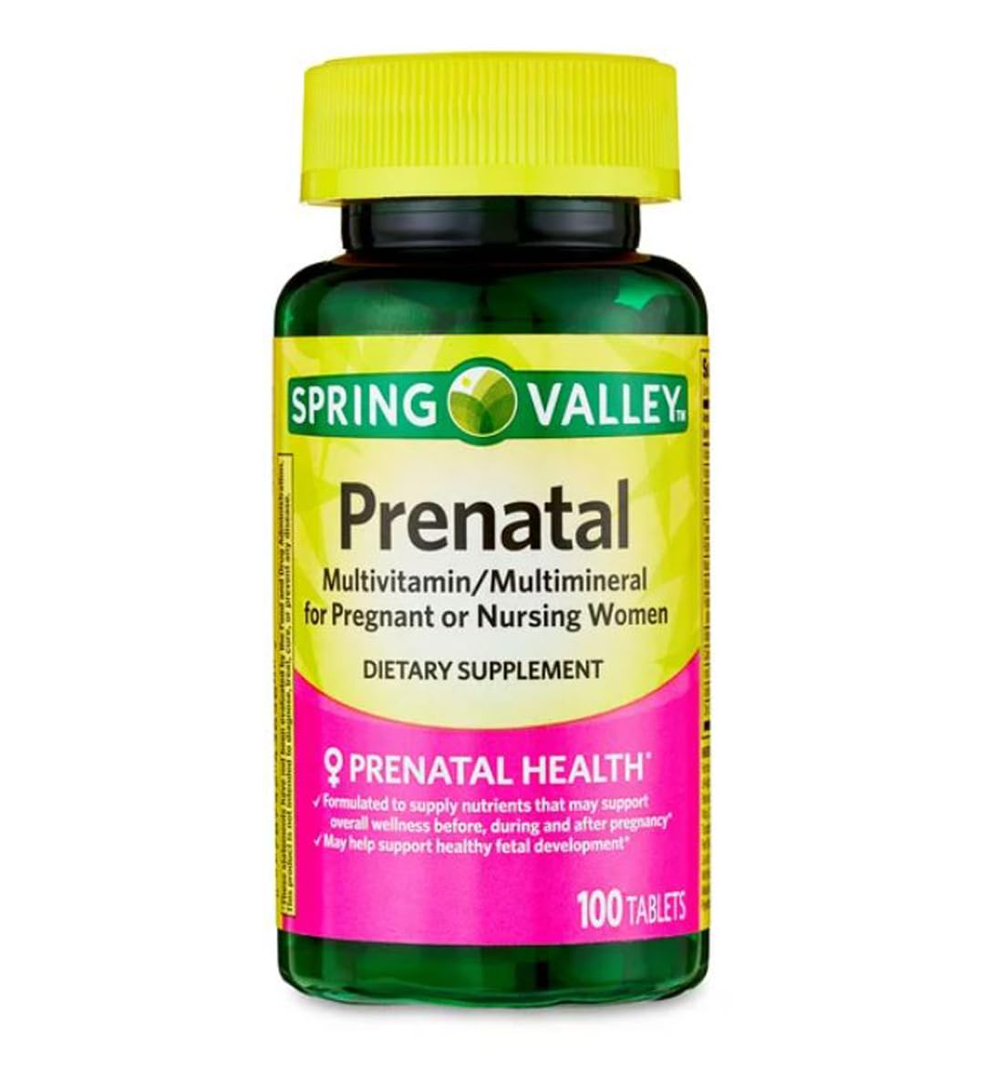 4 TOP CARE Prenatal Multivitamin/Multimineral for Pregnant and Nursing Women Dietary