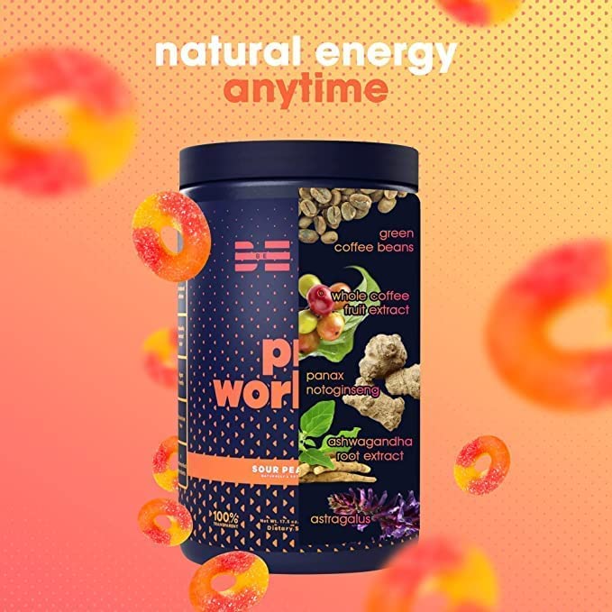 BEAM Pre-Workout Powder | Vegan Energy Booster Powdered Drink with All-Natural