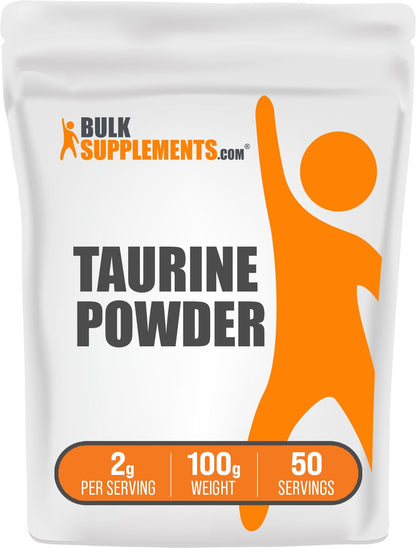 BULKSUPPLEMENTS.COM Taurine Powder - Taurine Supplement, Taurine 2000mg