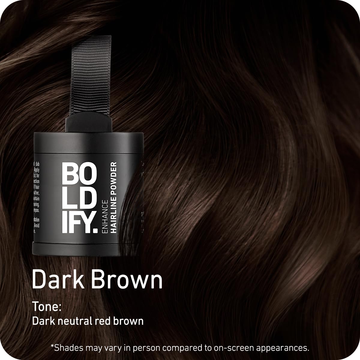 BOLDIFY Hairline Powder - LARGER 10g Bottle - Root Touch Up Powder - Instantly Conceals