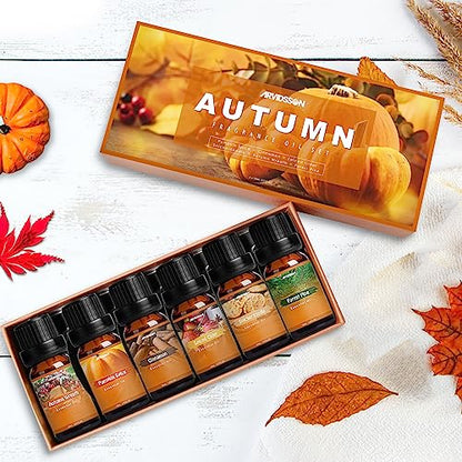 Autumn Fragrance Oil Set, Premium Fall Essential Oils for Diffuser and Candle Making -Cinnamon