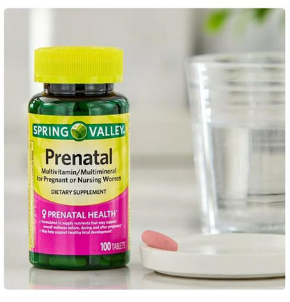 4 TOP CARE Prenatal Multivitamin/Multimineral for Pregnant and Nursing Women Dietary