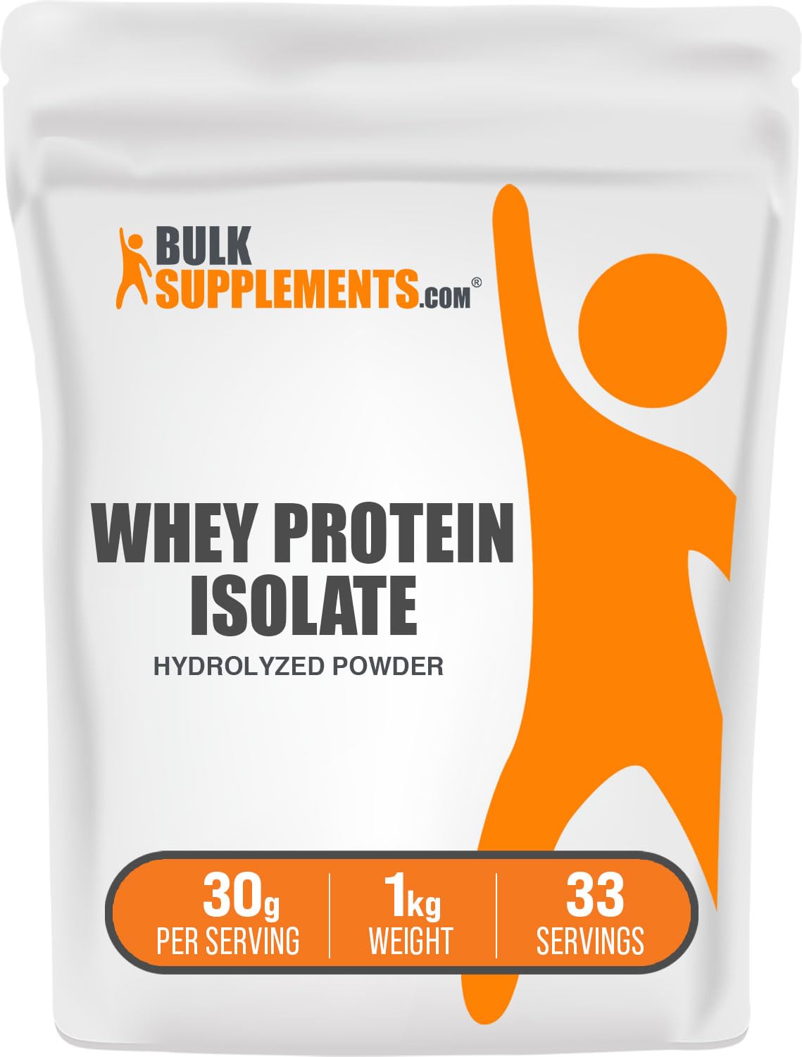 BulkSupplements.com Hydrolyzed Whey Protein Isolate - Whey Isolate Protein Powder