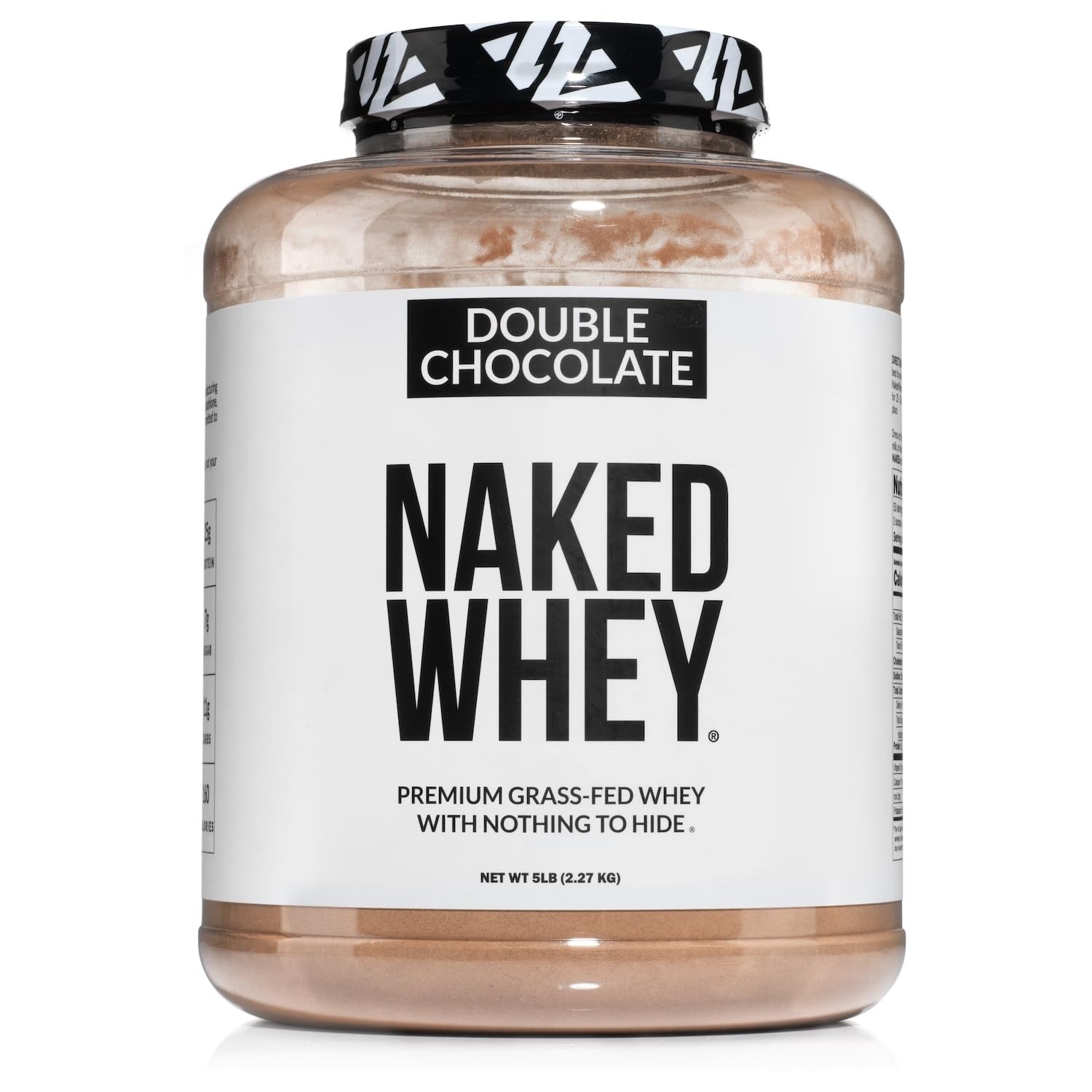 NAKED Whey Double Chocolate Grass Fed Whey Protein Powder, No GMO, No Soy