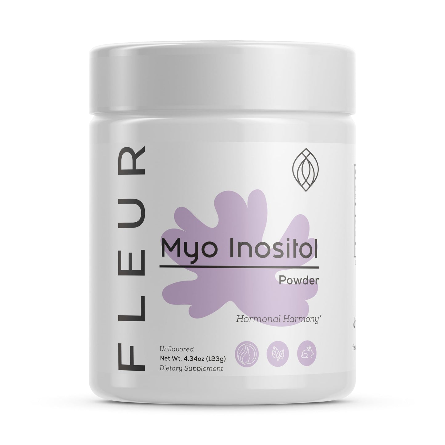 FLEUR Myo-Inositol & D-Chiro Inositol Powder, Hormone Balance and Ovarian Function 