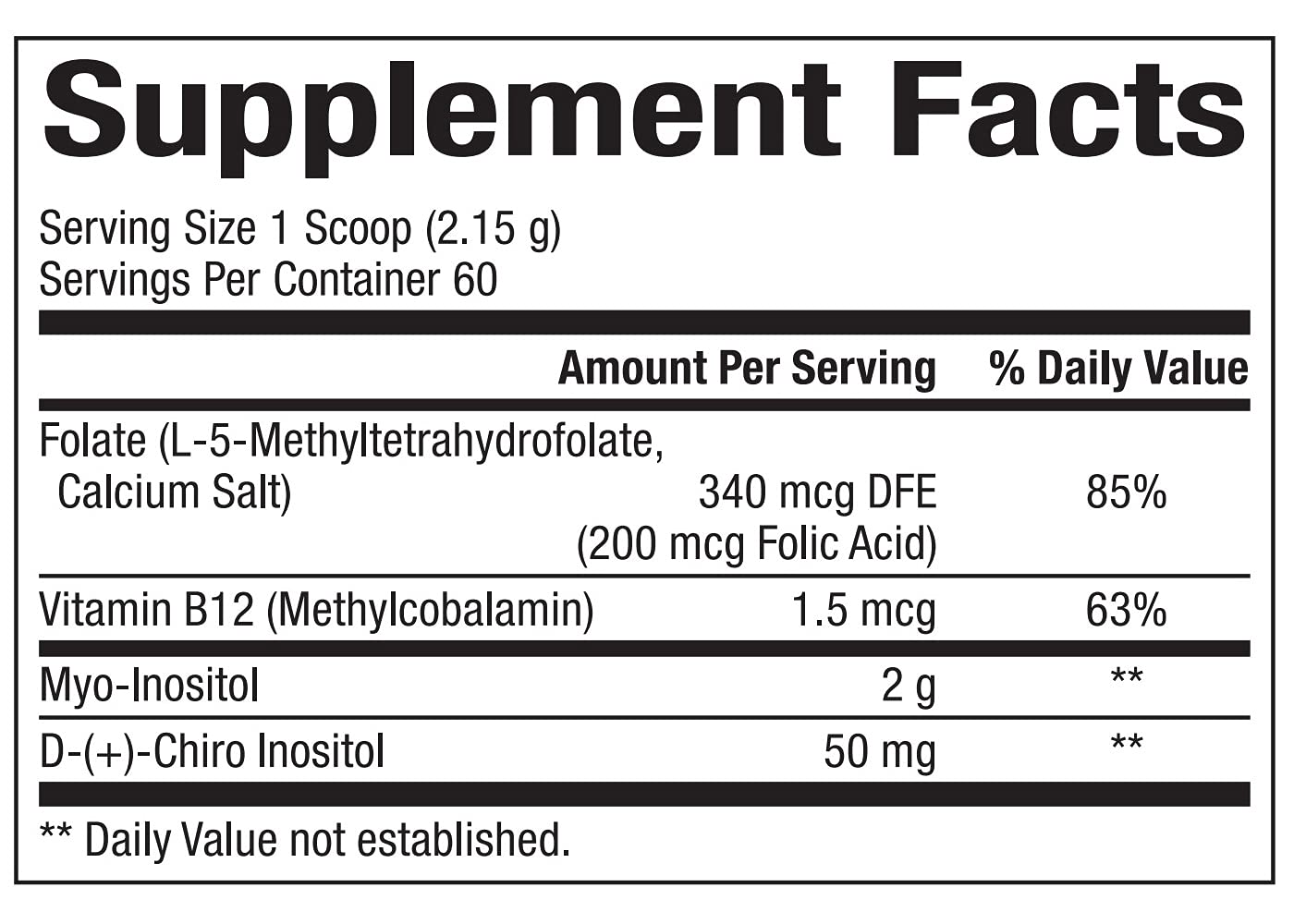 Bioclinic Naturals - Myo-Inositol 129 g Powder