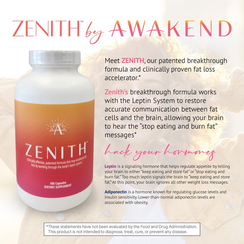 Awakend Leptin Supplement - Start Taking No Stimullants, All Natural Polysaccharides