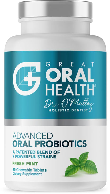 Oral Probiotics for Mouth Bad Breath Treatment for Adults: Dentist Formulated Advanced