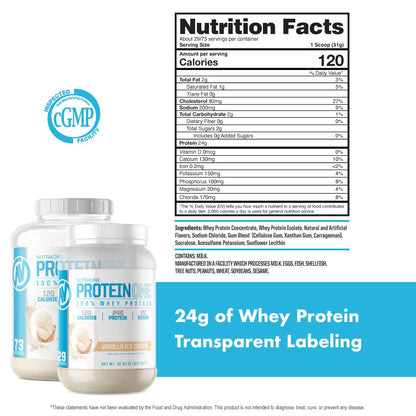 NutraOne ProteinOne Whey Protein Promote Recovery and Build Muscle with a Protein