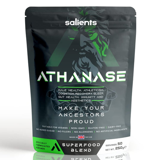 SALIENTS® ATHANASE® | Men's Super Greens Powder | Superfood Powder Blend 