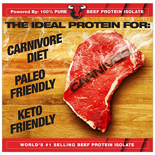 MuscleMeds Carnivor Bioengineered Beef Protein Isolate, Vanilla Caramel, 3.9 Pound