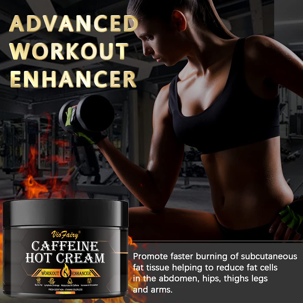 Caffeine Anti Cellulite Hot Cream, Body Sculpting Cellulite Workout Cream