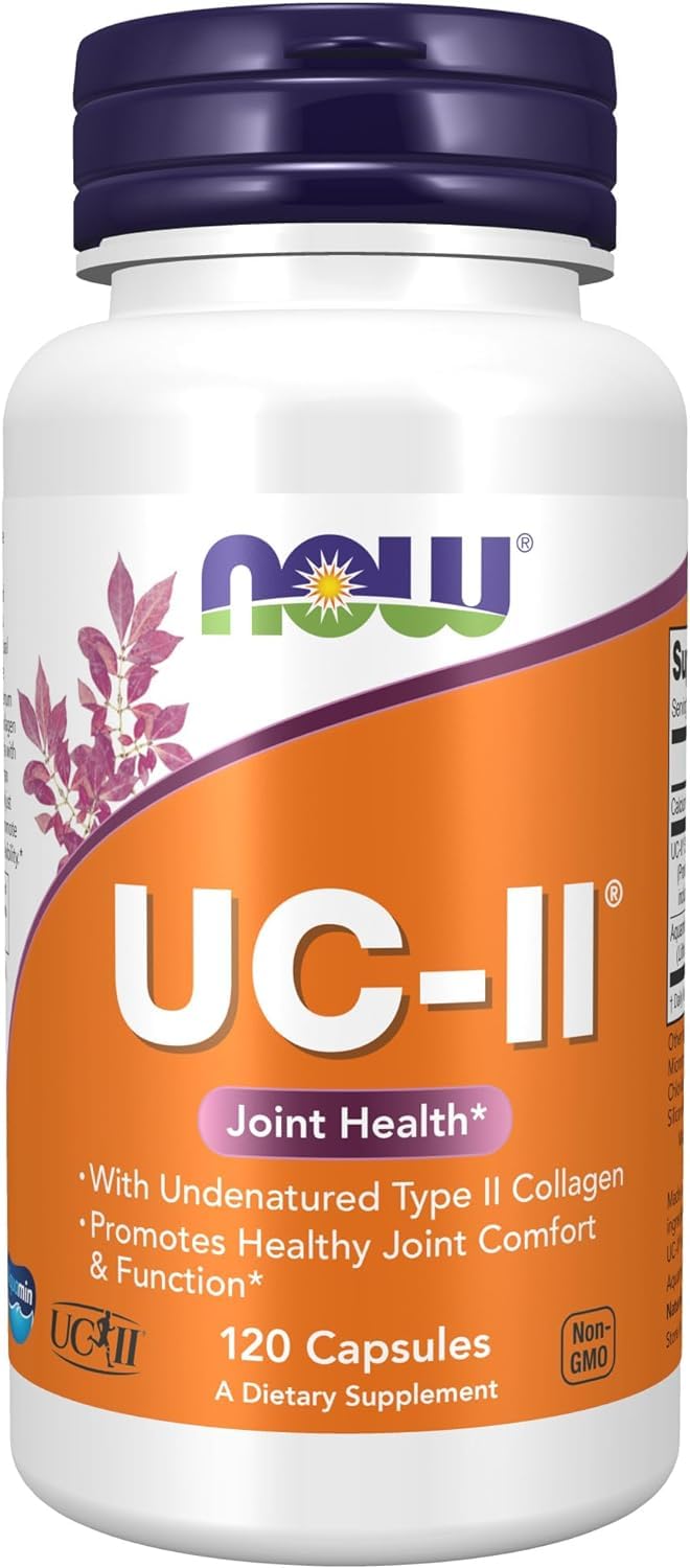 Now Supplements, UC-II Type II Collagen with Undenatured Type II Collagen, 120 Veg Capsules