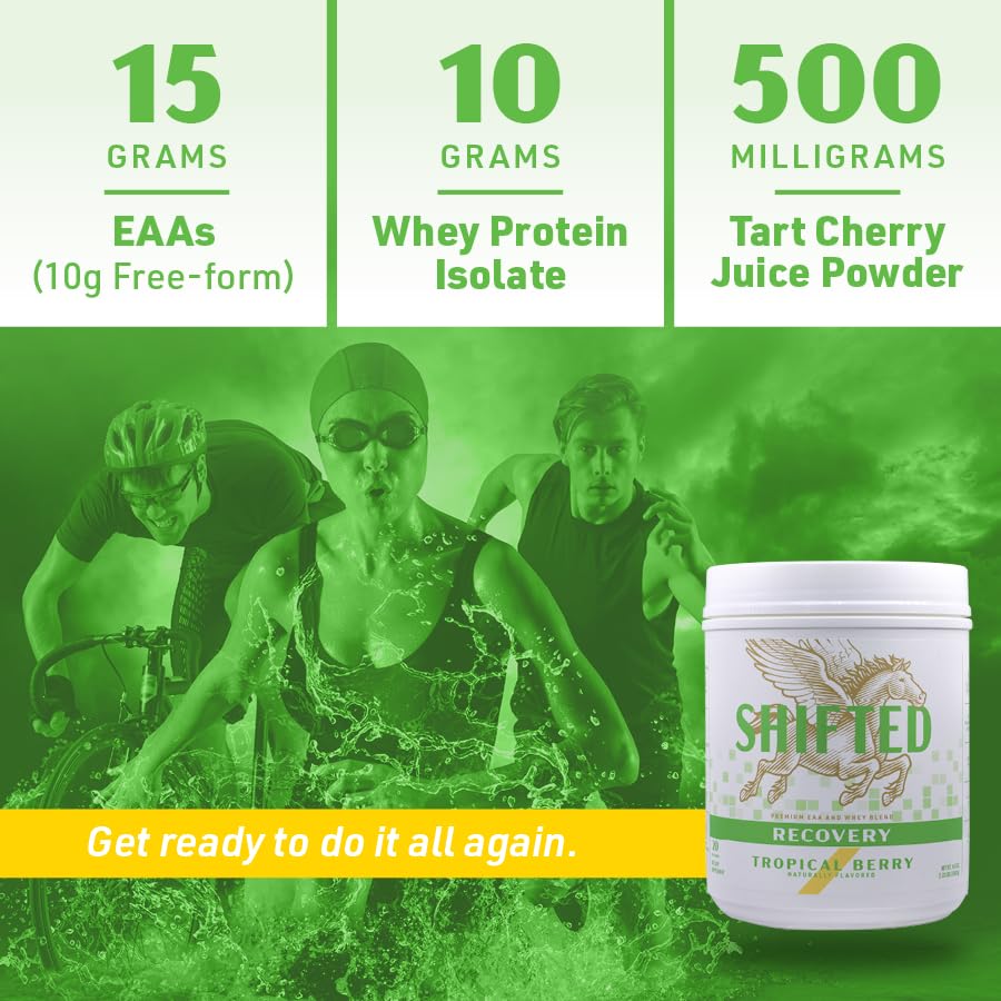 SHIFTED Whey Protein Isolate Protein Powder Post Workout Recovery Drink Mix