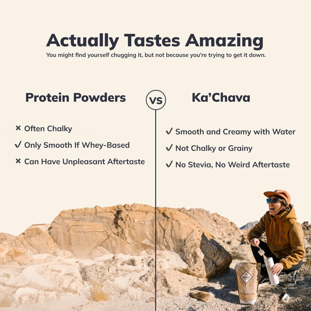 Ka’Chava All-In-One Nutrition Shake Blend, Vanilla, 85+ Superfoods, Nutrients & Plant