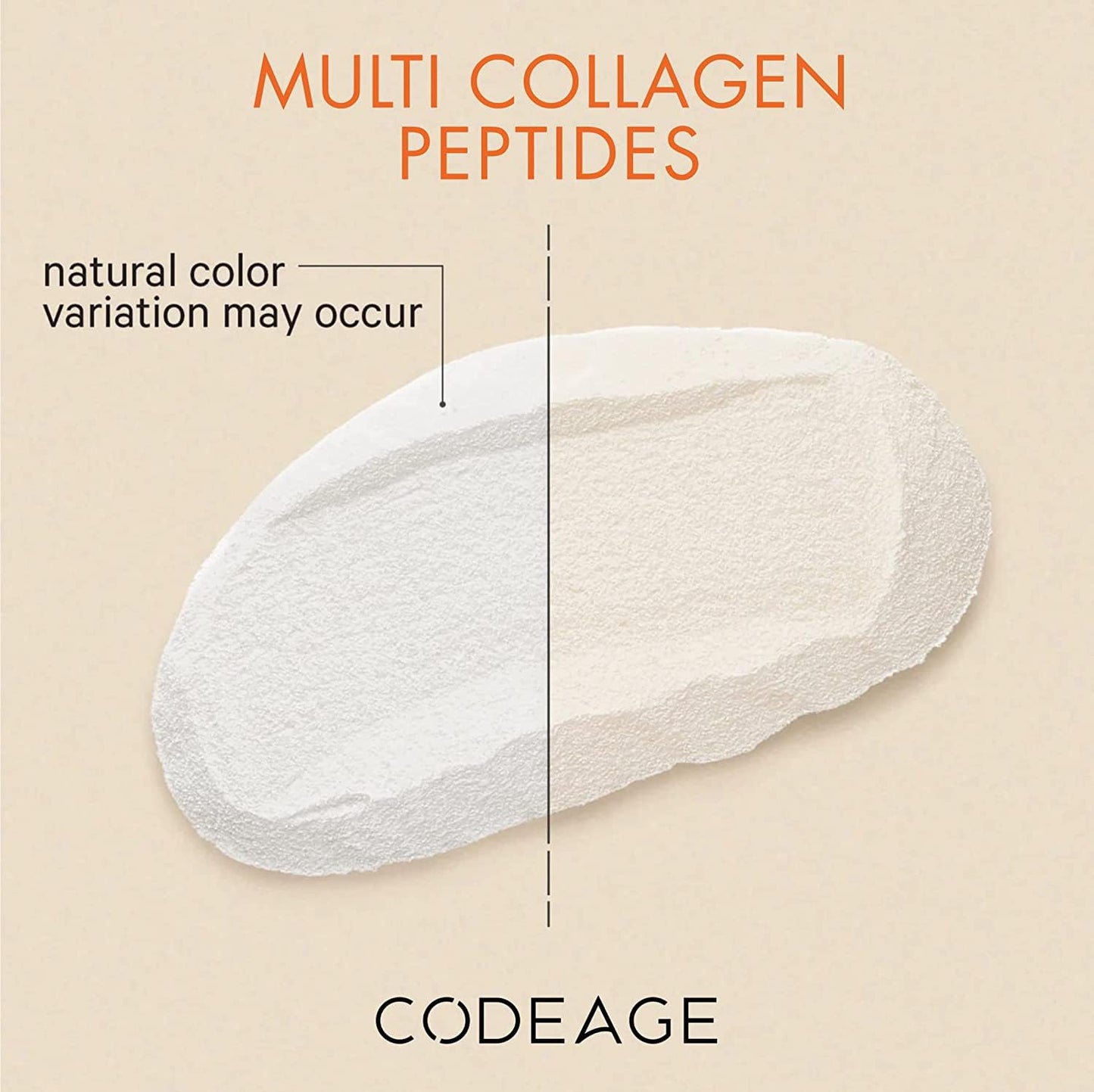 Codeage Multi Collagen Protein Powder Peptides, Hydrolyzed, Type I, II, III, V, X Grass Fed All in One Super Bone