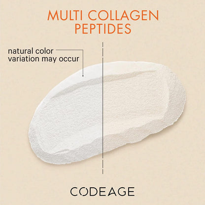 Codeage Multi Collagen Protein Powder Peptides, Hydrolyzed, Type I, II, III, V, X Grass Fed All in One Super Bone