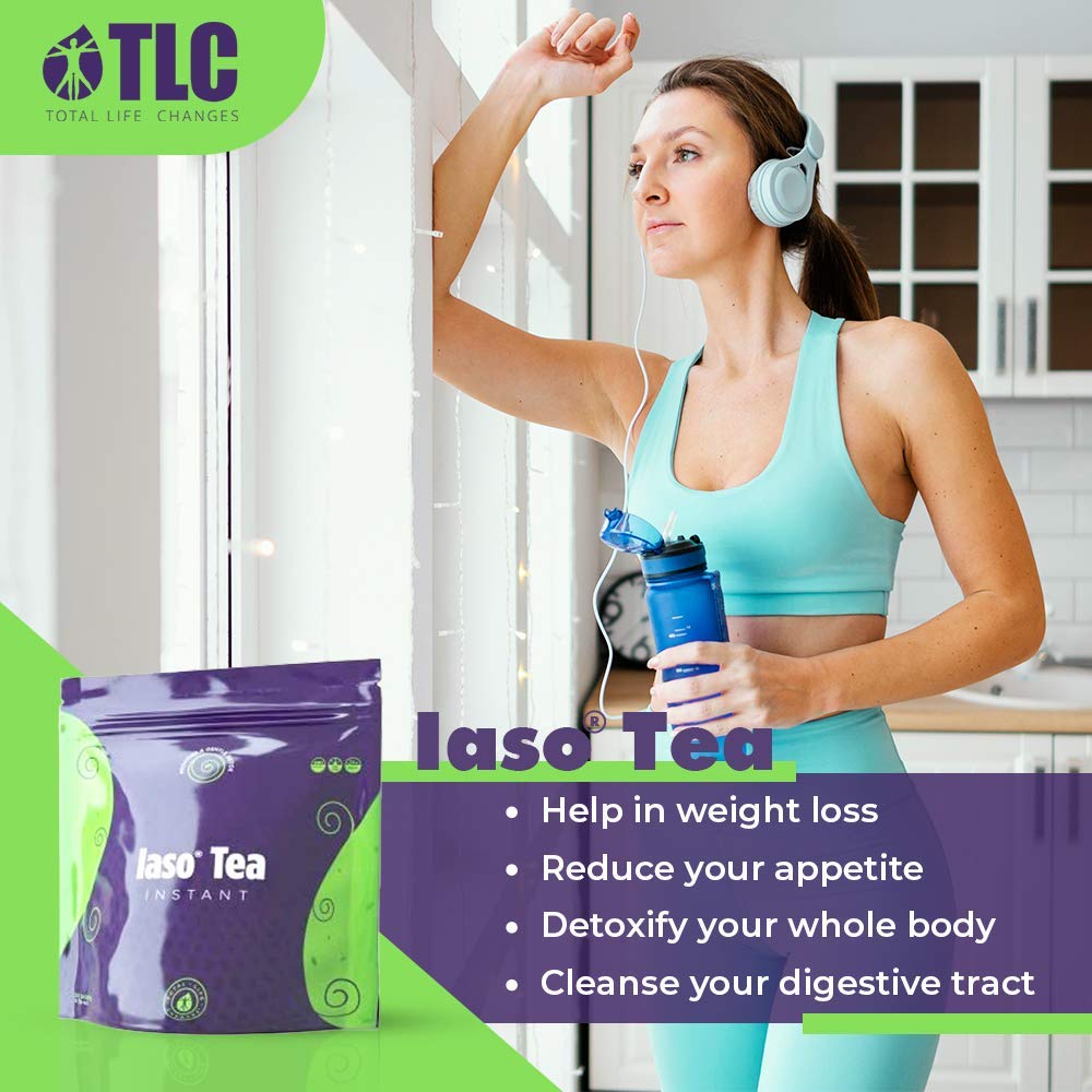 TLC Total Life Changes IASO Natural Detox Instant Herbal Tea - Expiration Date on the Top