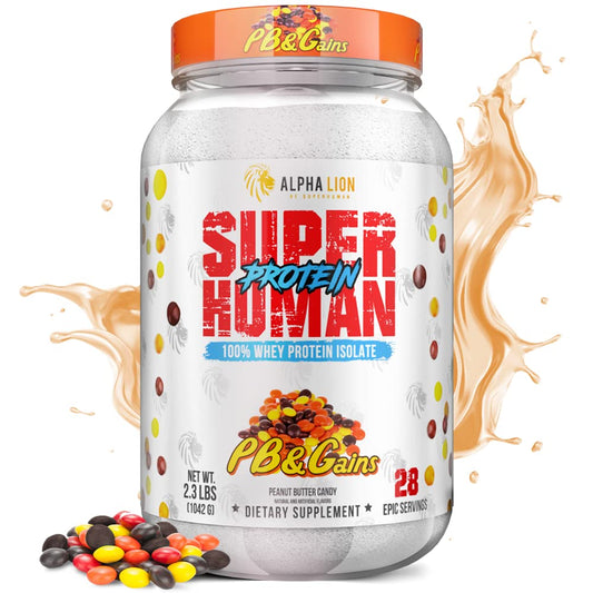 ALPHA LION Superhuman Whey Protein Powder, Great Tasting Pure Whey Protein Isolate