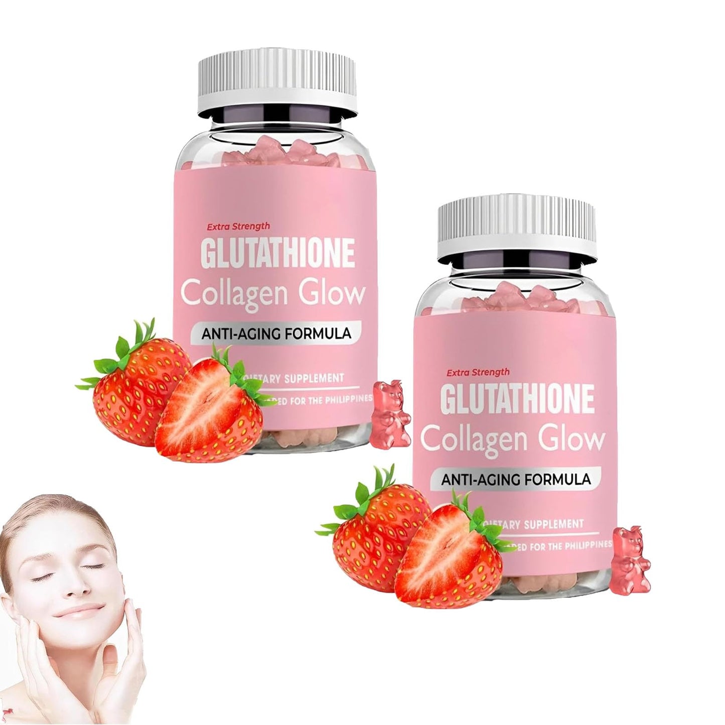 Caduola Glutathione Collagen Glow Gummies, Glutathione Collagen Glow Gummies