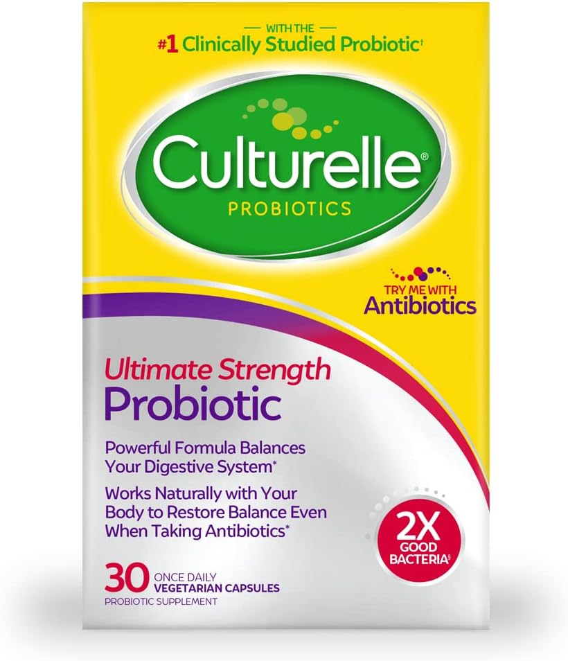 Culturelle Ultimate Strength Probiotic for Men and Women, Most Clinically Studied