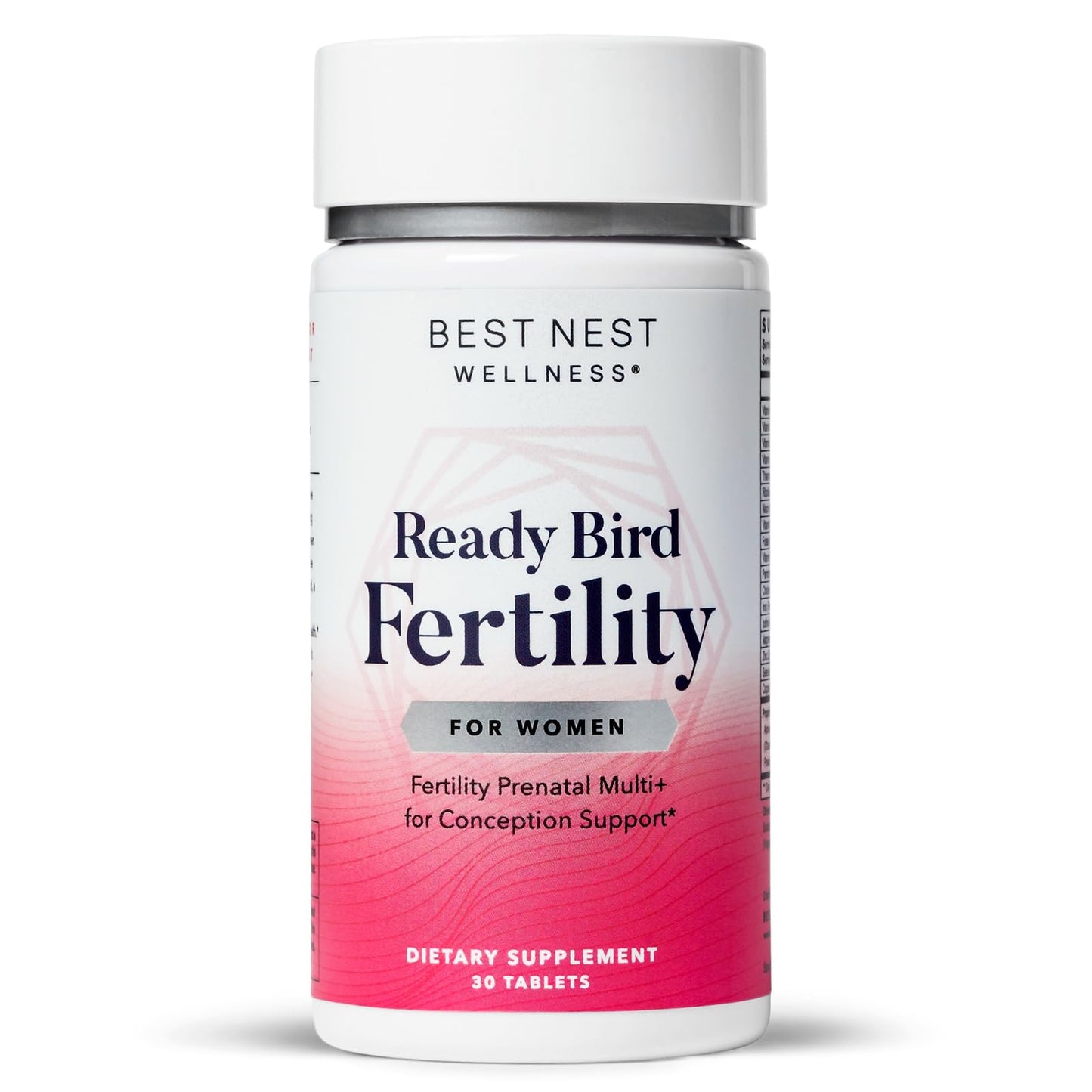 Best Nest Ready Bird Women's Fertility Vitamins, Conception Supplement & Prenatal Multivitamin