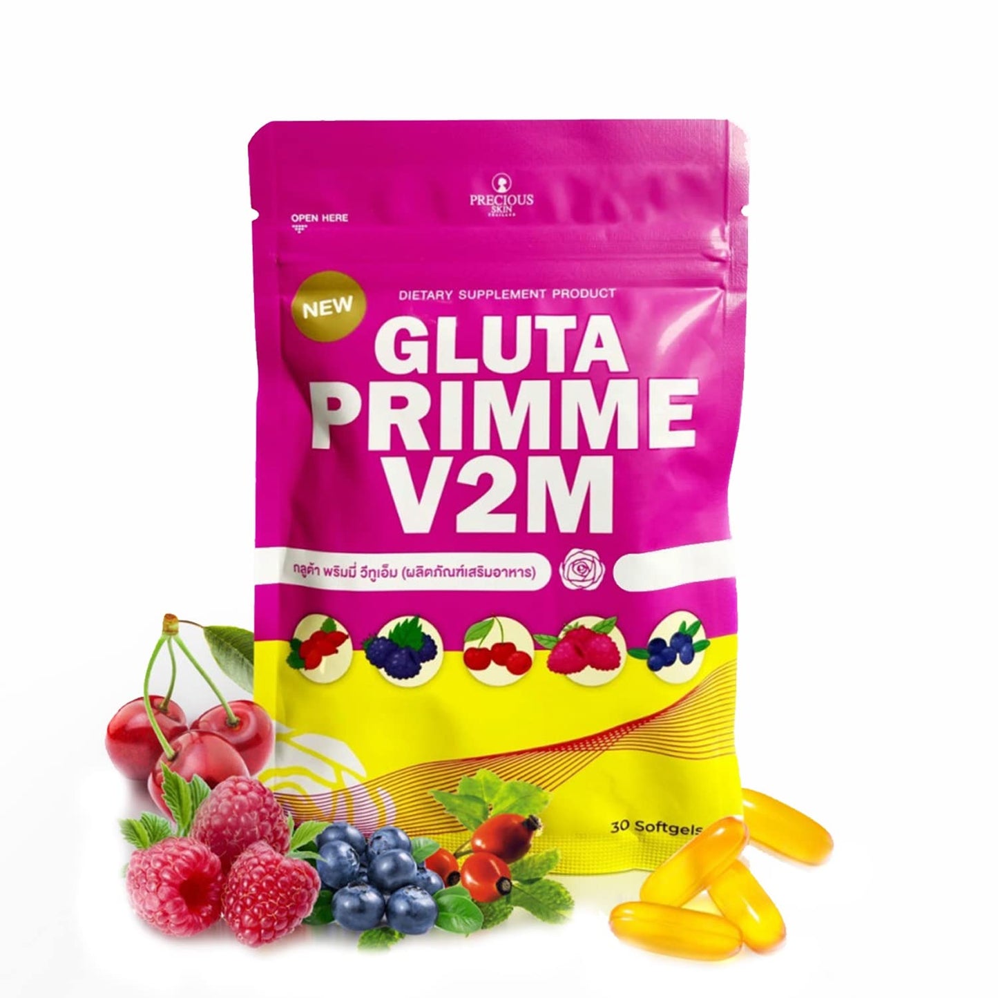 Gluta Prime Super Skin Supplement for Women Authentic 30 Capsule Gluta Prime L