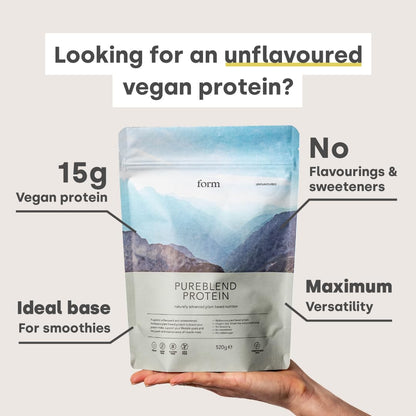 Form Pureblend Protein - Unflavoured and Unsweetened Vegan Protein Powder