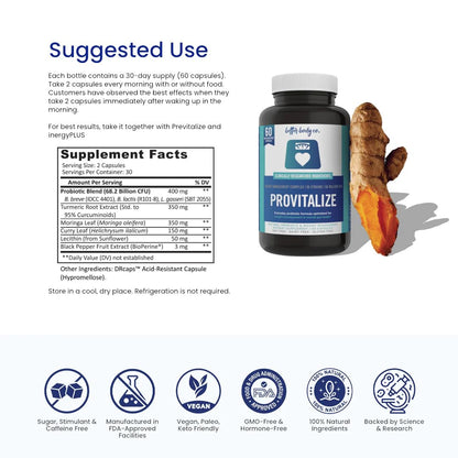 Better Body Co. Provitalize | Probiotics for Women, Menopause, 68.2 Billion CFU