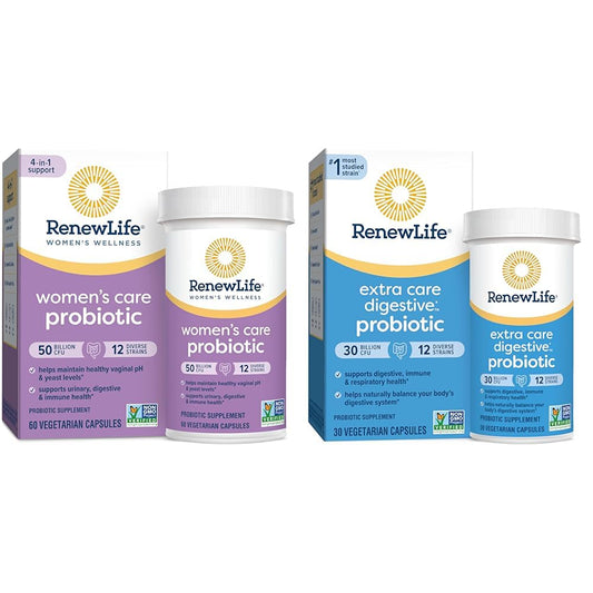 Renew Life Women's Probiotic Capsules, 50 Billion CFU Guaranteed, Supports Vaginal 