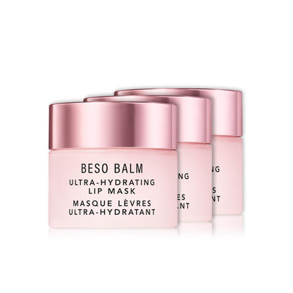 JLO BEAUTY Beso Balm Lip Mask | Ultra-Hydrating Glossy Finish, Visibly Plumps & Softens