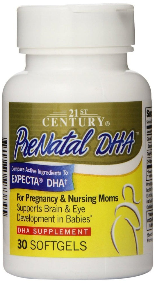 21st Century Prenatal DHA Softgels 30 ct (Pack of 3)